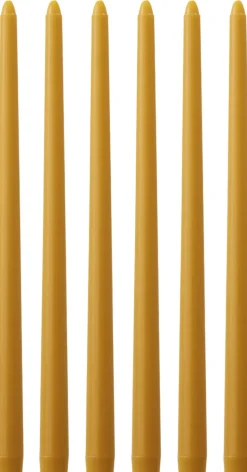 Spire Smooth Tapered Candle, H38, O