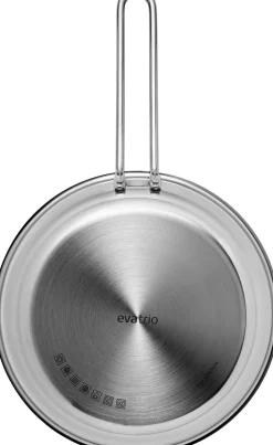 Stainless Steel Stegepande 28 cm med Slip-Let® belægning