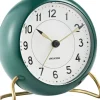 Station bordur grøn/hvid, Ø 11 cm, alarm