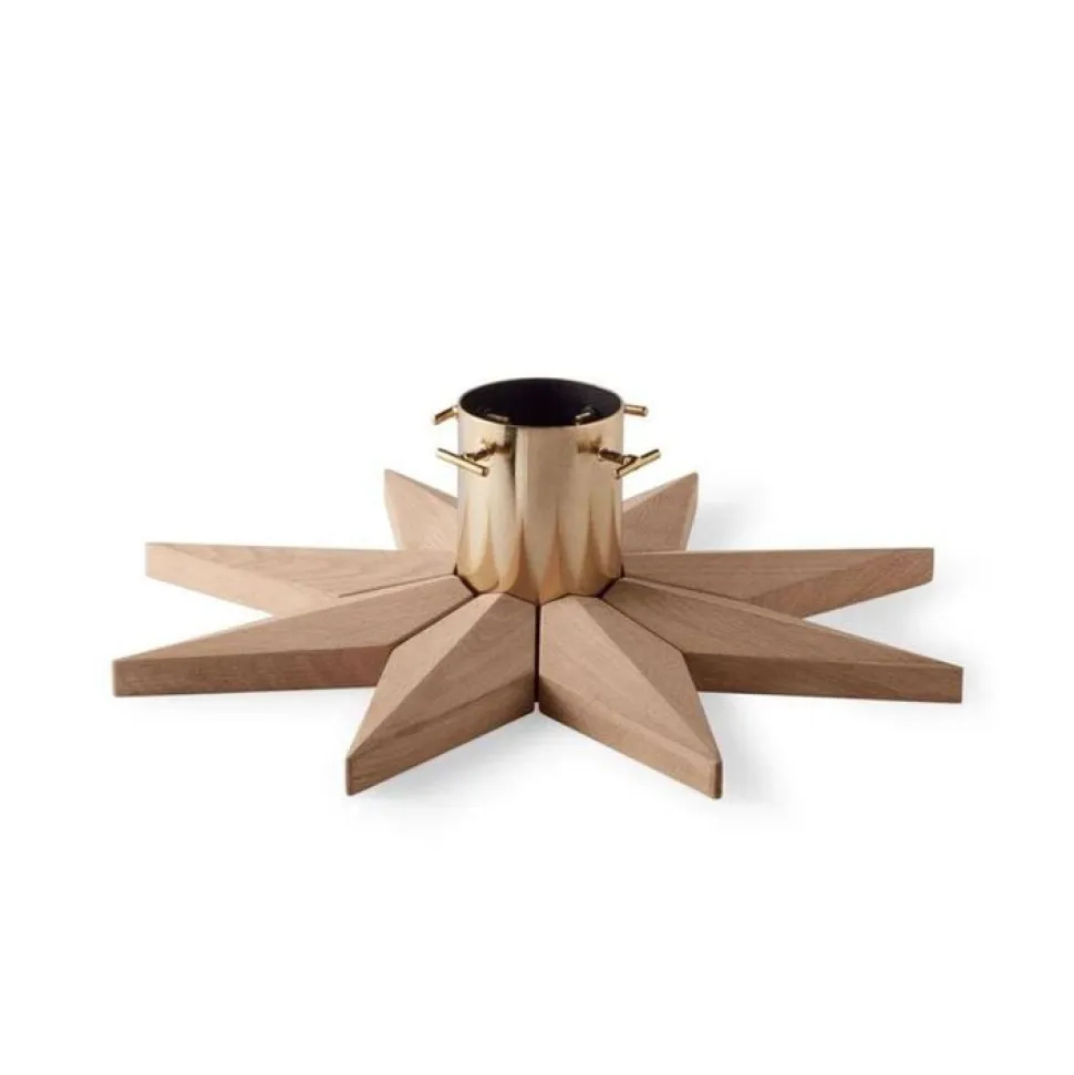 Stella Christmas Tree Base, Oak, Br