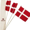 Stofflag på pind 3 stk hurraflag