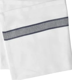 Stofserviet Pillivuyt 45 x 45 cm Blå/Hvid 100% ny bomuld