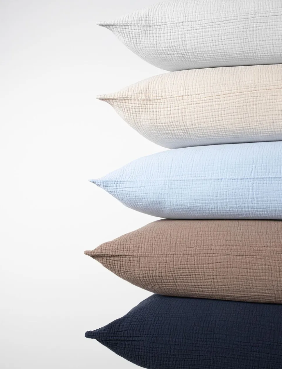 Stonewashed muslin sengesæt
