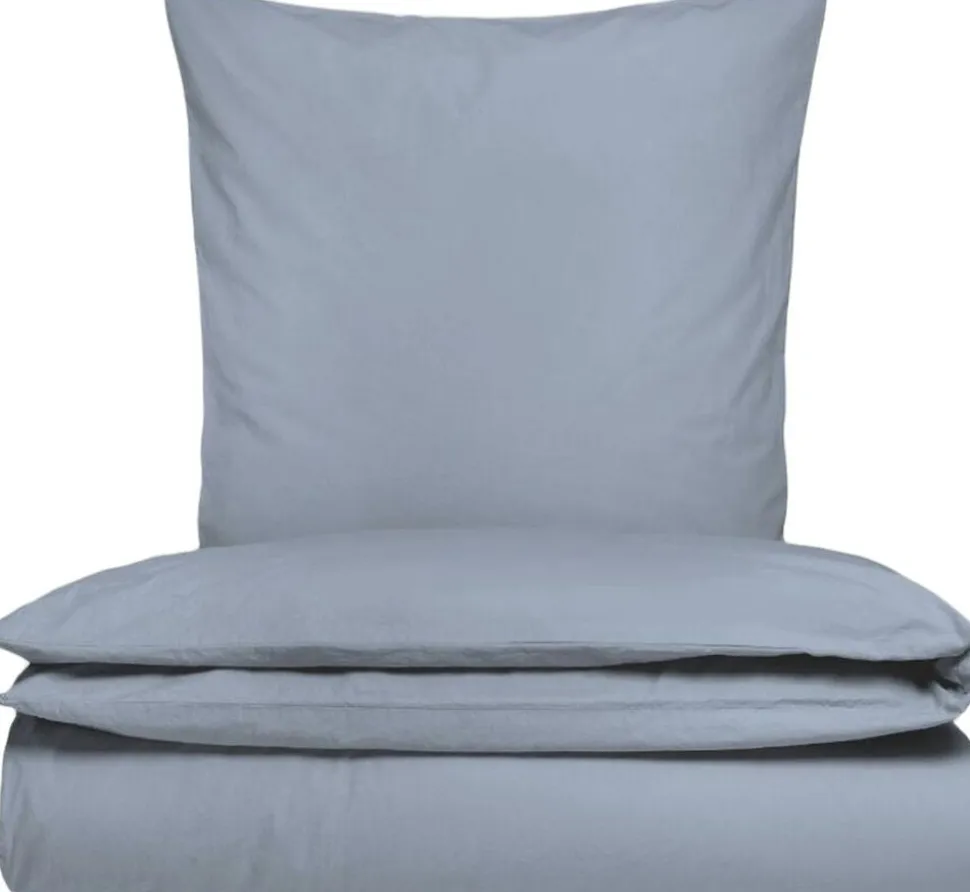 Stonewashed percale sengesæt