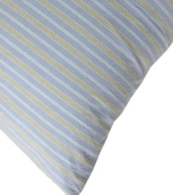 Stripe washed percale