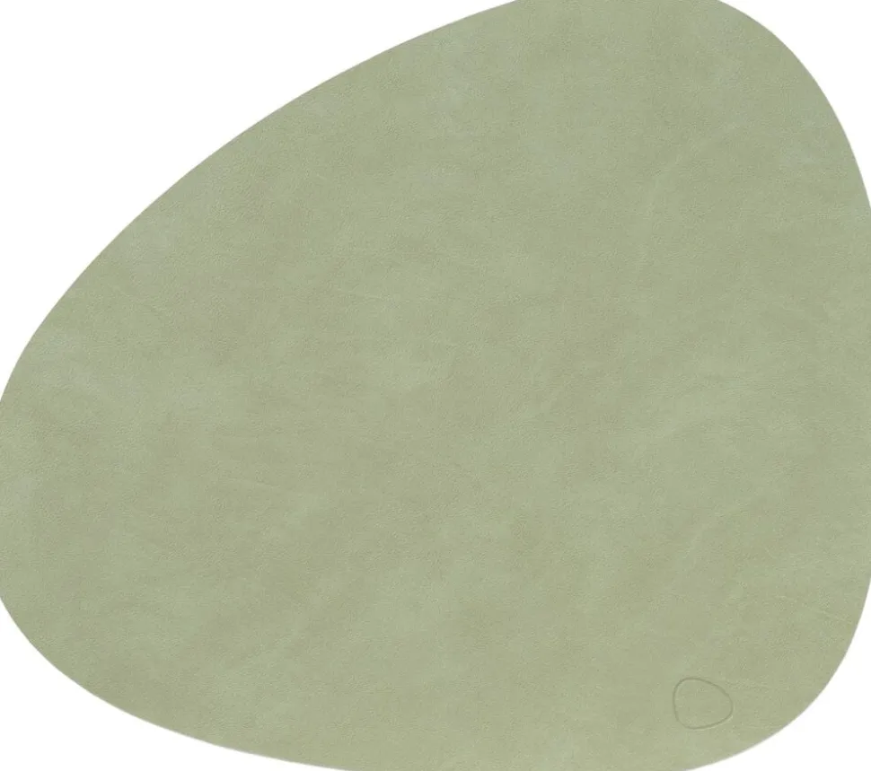 TABLE MAT CURVE L 37X44CM NUPO olive green