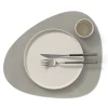 TABLE MAT CURVE L (37x44cm) NUPO light grey