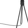 Table Tripod matt black H 36 cm