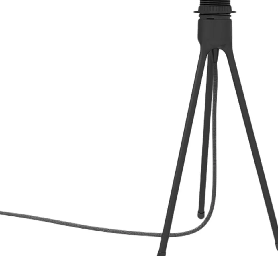 Table Tripod matt black H 36 cm