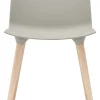 TAC Chair plast Grey / Oak white pigm. lacquer