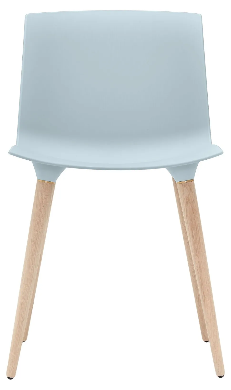 TAC Chair plast Iceblue / Oak white pigm. lacquer