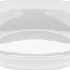 Tallerken dyb med fane Eventail 22 cm Hvid