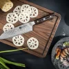 Tanrei Santokukniv 180 Glatslebet