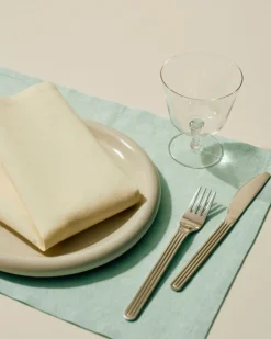 Tavolo Napkin/Placemat-Set of 4-Soft mint