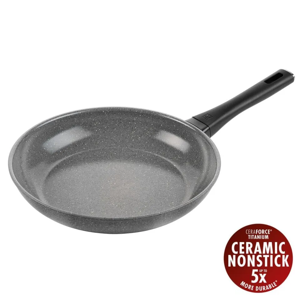 Terreno Plus Ceramic Stegepande, 28 cm, Aluminium, Titanium