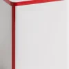 Tin Container-Large-Off-white and red