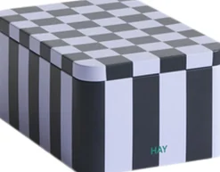 Tin Container-Small-Dark blue and l