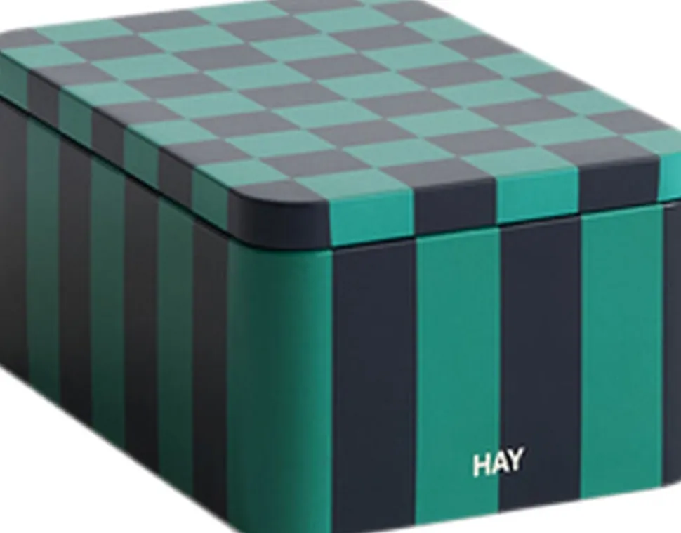 Tin Container-Small-Green and dark