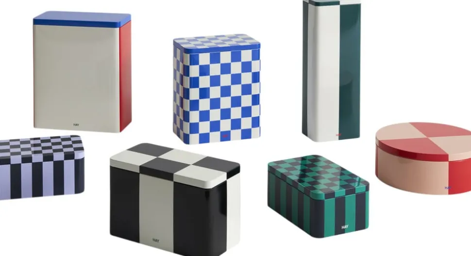 Tin Container-Small-Green and dark