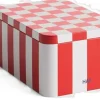 Tin Container-Small-Red and off-whi
