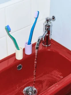 Toothbrush Holder-Light yellow