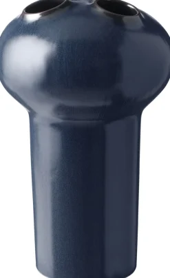 Trio vase, mørk blå, 11 cm