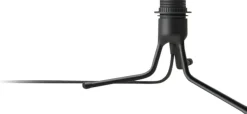 Tripod Base matt black H 18,6 cm
