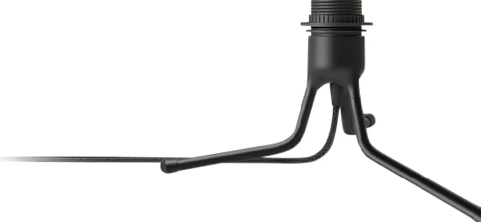 Tripod Base matt black H 18,6 cm