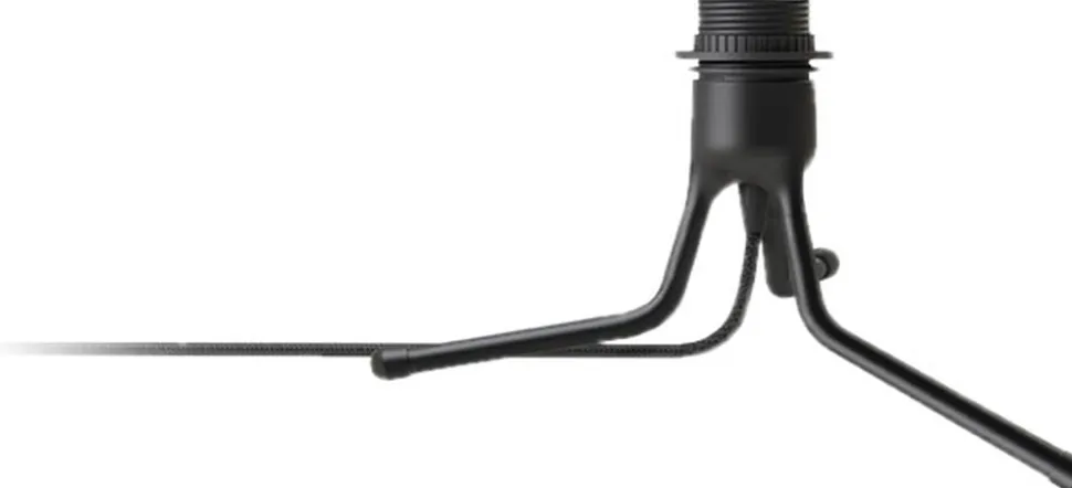 Tripod Base matt black H 18,6 cm