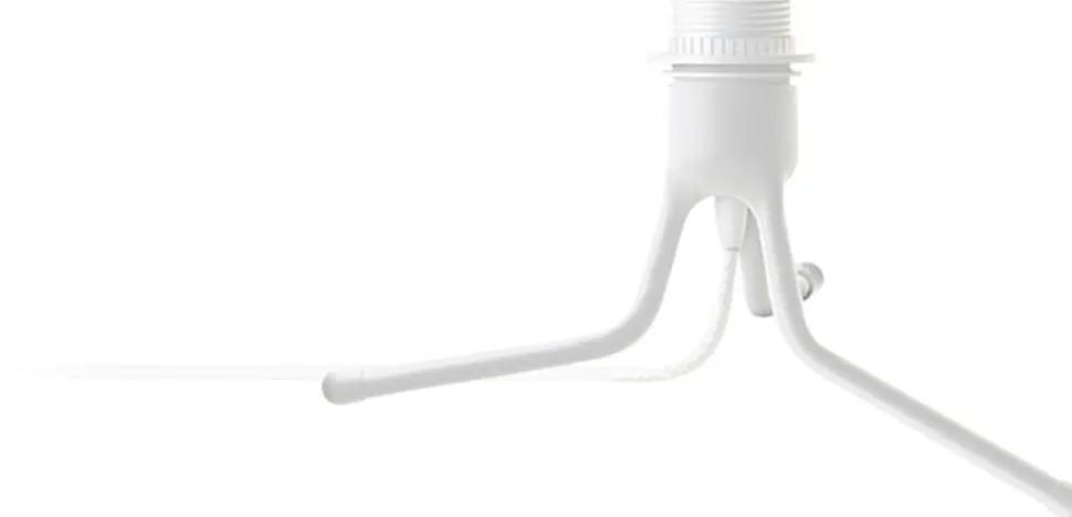 Tripod Base matt white H 18,6 cm