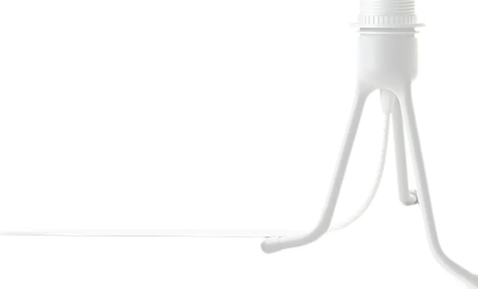 Tripod Base matt white H 18,6 cm