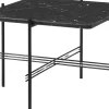 TS Coffee Table, 55x55, Black base Black Marquina Marble