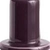 Tube Candleholder-Small-Bordeaux