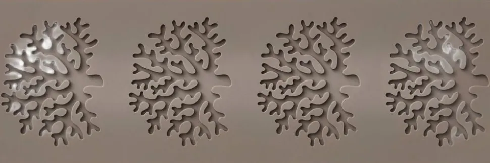 Tuileform Træ Latte Silikone