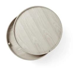 Turning Table, White Oak ø65 cm, Bl