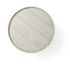 Turning Table, White Oak ø65 cm, Bl