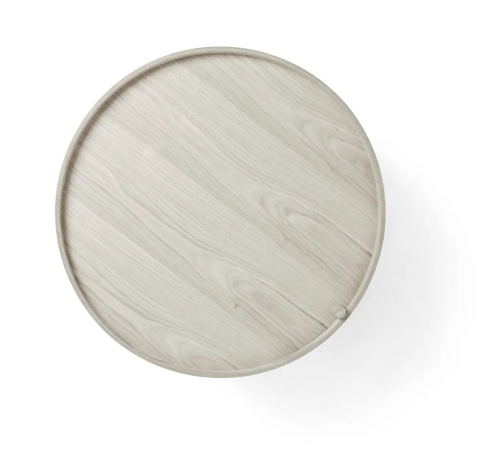 Turning Table, White Oak ø65 cm, Bl