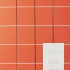 UMA Flat Lay Notebook - Large, Orange check