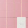 UMA Flat Lay Notebook - Large, Rose check