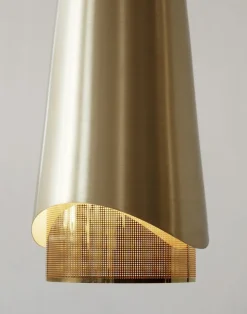 Umanoff, Pendant, Brass, Walnut