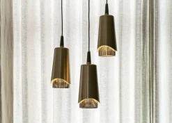 Umanoff, Pendant, Brass, Walnut