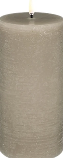 UYUNI LIGHTING - Pillar LED Candle - Sandstone - 7,8 x 15,2