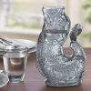 Vandkaraffel fisk, grå, glas, NEMO