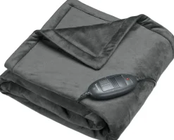 Varmeplaid i hvid 150 cm x 130 cm PR-HD01R