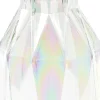 vase folds glass luster L