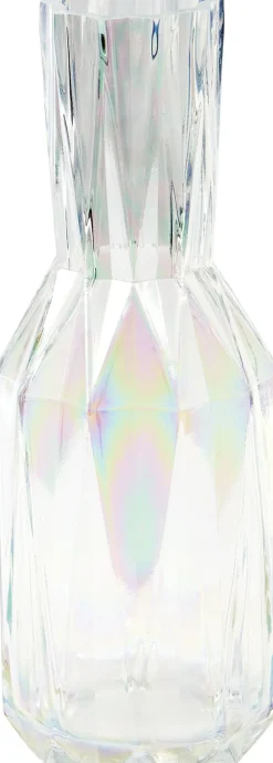 vase folds glass luster L