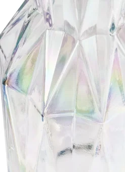 vase folds glass luster L