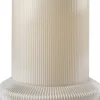 Vase Hvils D21 x 29 cm Hvid Glas