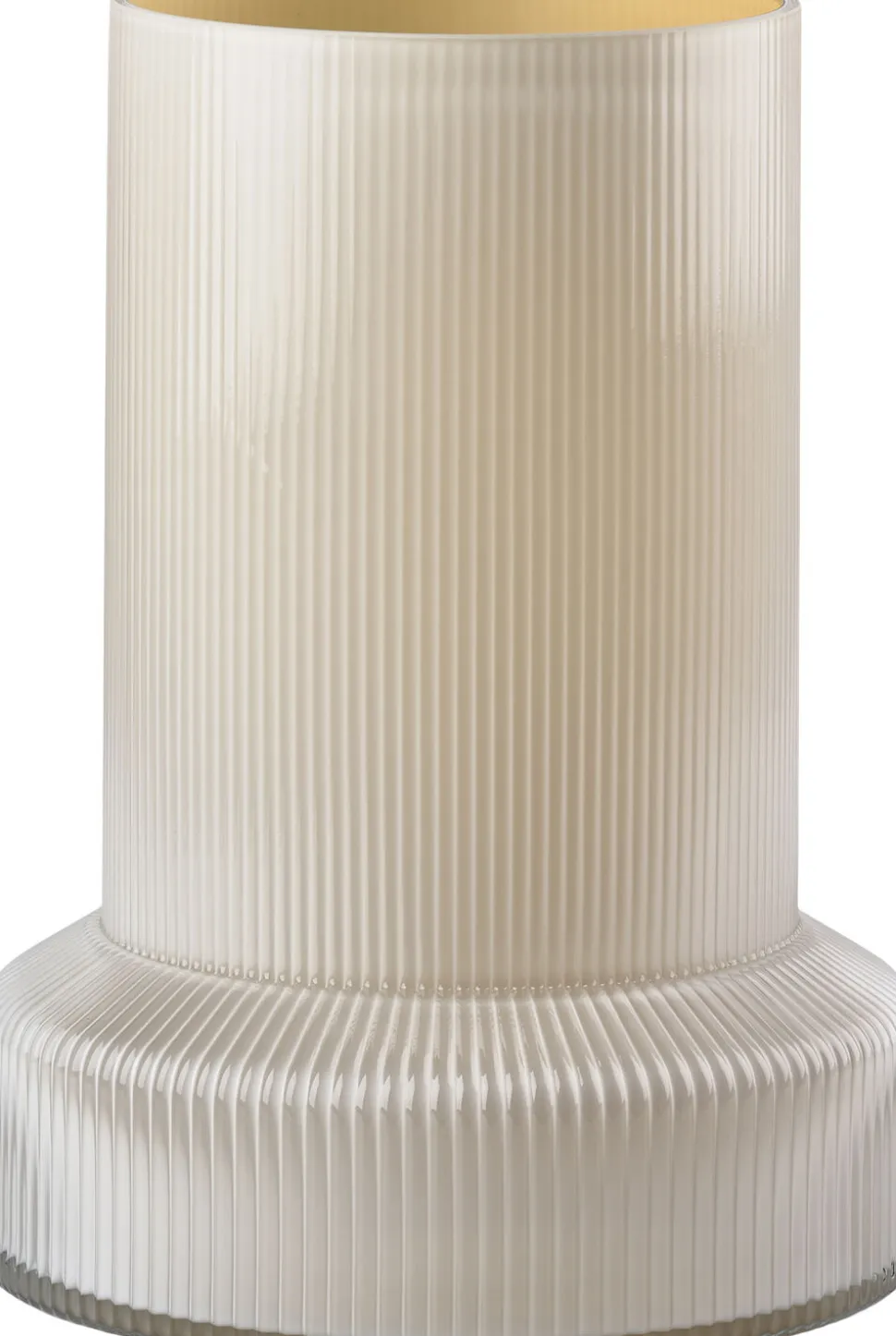 Vase Hvils D21 x 29 cm Hvid Glas