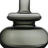 Vase Inu 23 x 25 cm Smoked Grey